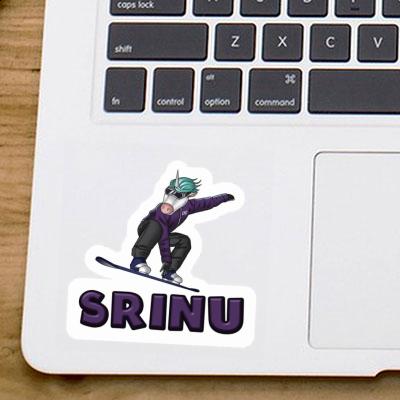 Srinu Autocollant Snowboardeuse Notebook Srinu Autocollant Snowboardeuse Notebook Image