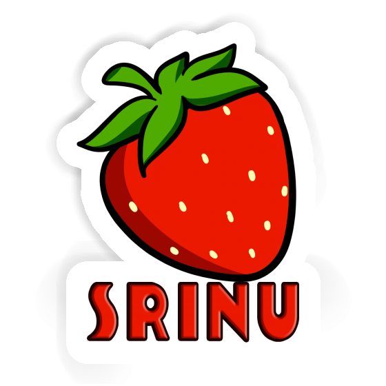 Autocollant Srinu Fraise Notebook Autocollant Srinu Fraise Gift package Image