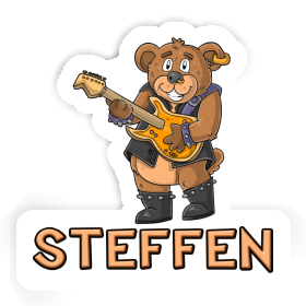 Sticker Rocker Bär Steffen Image