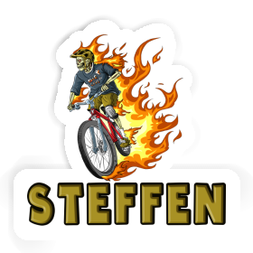 Steffen Sticker Freeride Biker Image