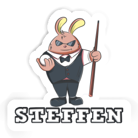 Sticker Billardspieler Steffen Image