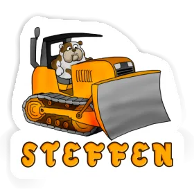 Steffen Sticker Bulldozer Image