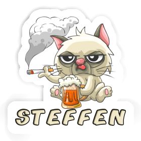 Bad Cat Aufkleber Steffen Image