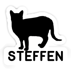 Aufkleber Katze Steffen Image