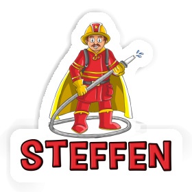 Sticker Feuerwehrmann Steffen Image