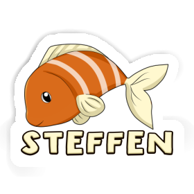 Fisch Aufkleber Steffen Image