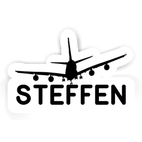 Aufkleber Flugzeug Steffen Image