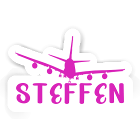 Steffen Sticker Flugzeug Image