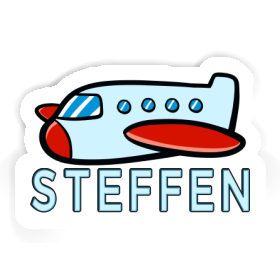 Steffen Sticker Flugzeug Image