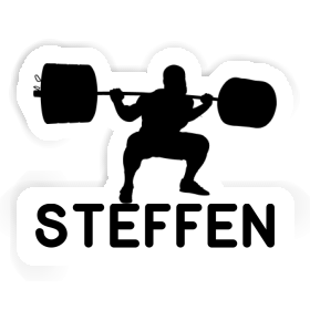 Gewichtheber Sticker Steffen Image