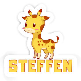 Aufkleber Steffen Giraffe Image