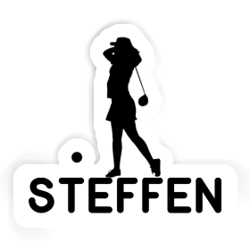 Sticker Golferin Steffen Image