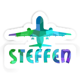 Aufkleber Steffen Jumbo-Jet Image