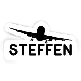 Sticker Steffen Flugzeug Image