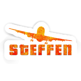 Sticker Flugzeug Steffen Image