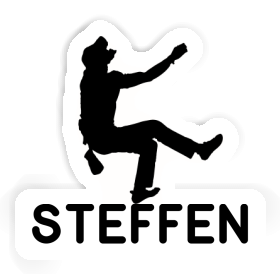 Aufkleber Kletterer Steffen Image