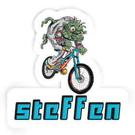 Sticker Downhill-Biker Steffen Image