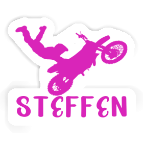 Aufkleber Steffen Motocross-Fahrer Image