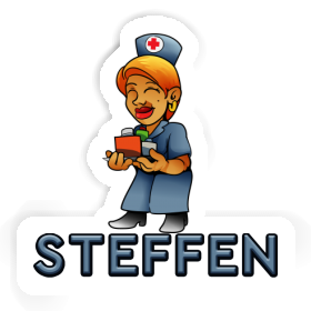 Sticker Krankenschwester Steffen Image