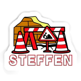 Baustelle Sticker Steffen Image