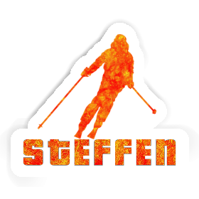 Skifahrerin Sticker Steffen Image