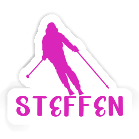 Aufkleber Steffen Skifahrerin Image