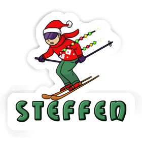 Steffen Sticker Skifahrer Image