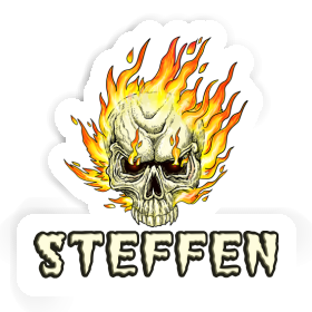 Steffen Sticker Totenkopf Image