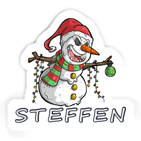 Sticker Schneemann Steffen Image
