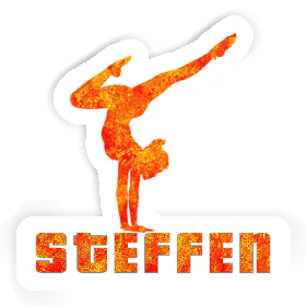 Steffen Aufkleber Yoga-Frau Image