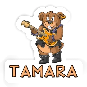 Tamara Sticker Guitarist Image