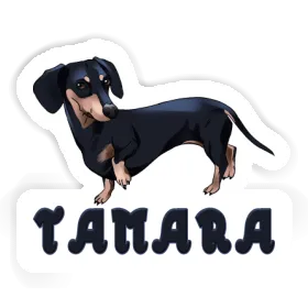 Sticker Tamara Dachshund Image