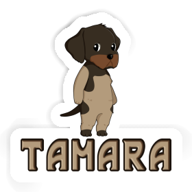 Deutsch Drahthaar Sticker Tamara Image