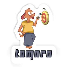 Dartspieler Aufkleber Tamara Image