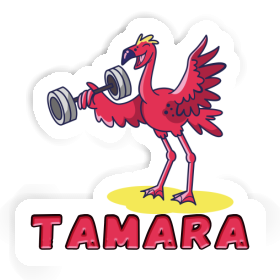 Tamara Sticker Weight Lifter Image