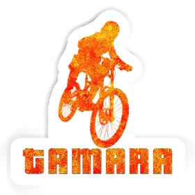Freeride Biker Autocollant Tamara Image