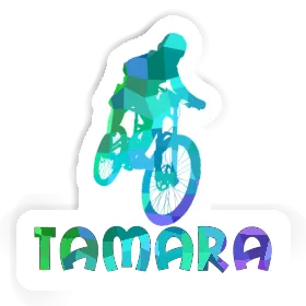 Autocollant Tamara Freeride Biker Image