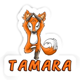 Tamara Sticker Yoga Fuchs Image