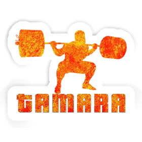 Sticker Tamara Weightlifter Image