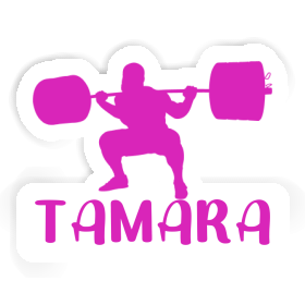Tamara Sticker Weightlifter Image