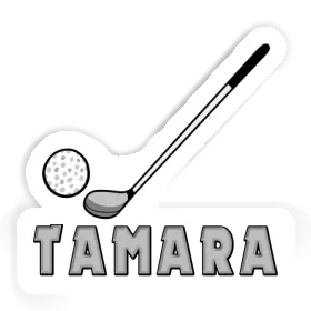 Tamara Aufkleber Golfschläger Image