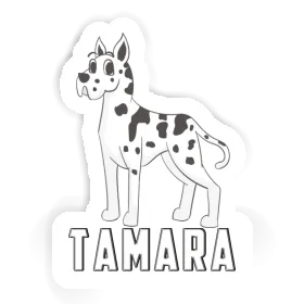 Sticker Tamara Great Dane Dog Image