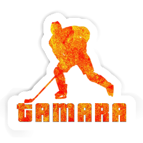 Sticker Hockey Player Tamara Image