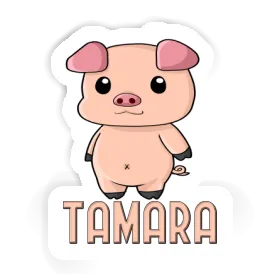 Tamara Aufkleber Schweinchen Image
