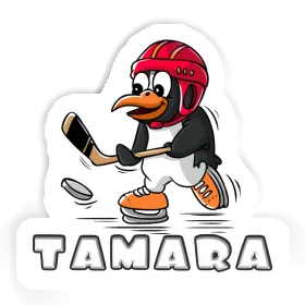 Sticker Ice Hockey Penguin Tamara Image