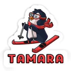Tamara Sticker Skier Image