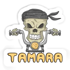 Motorbike Rider Sticker Tamara Image