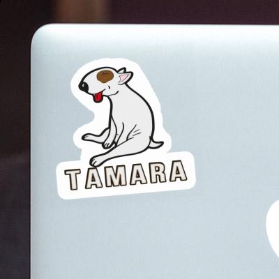 Aufkleber Tamara Bull Terrier Laptop Image