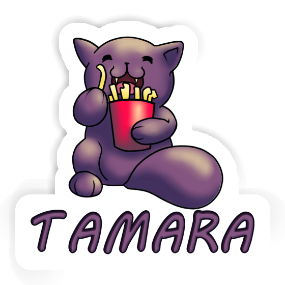 Chat-frites Autocollant Tamara Chat-frites Autocollant Tamara Image