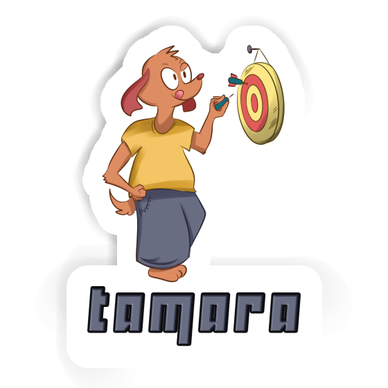 Tamara Sticker Darts Player Notebook Image